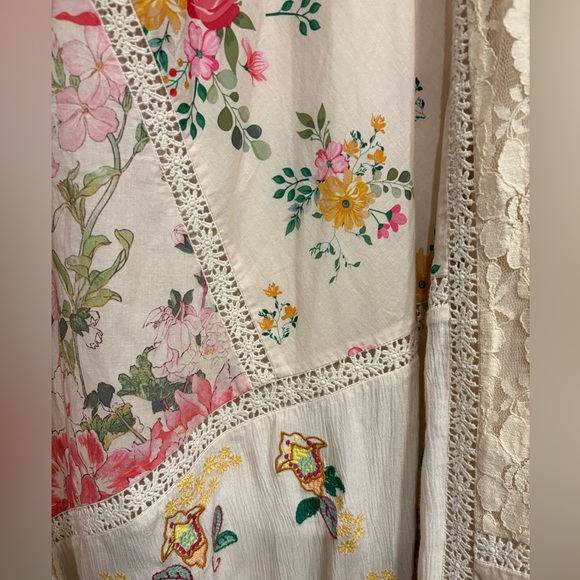 Reba Lace and Embroidery Patchwork Maxi Skirt - Picture 5 of 5